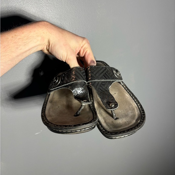 Alegria Carina Wedge Silver Sandal Size EU 39 - Picture 5 of 7